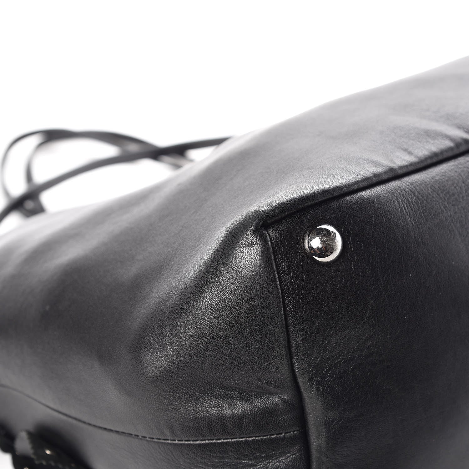 Valentino Garavani Nappa Studded Rosette Tote Black 12 of 24