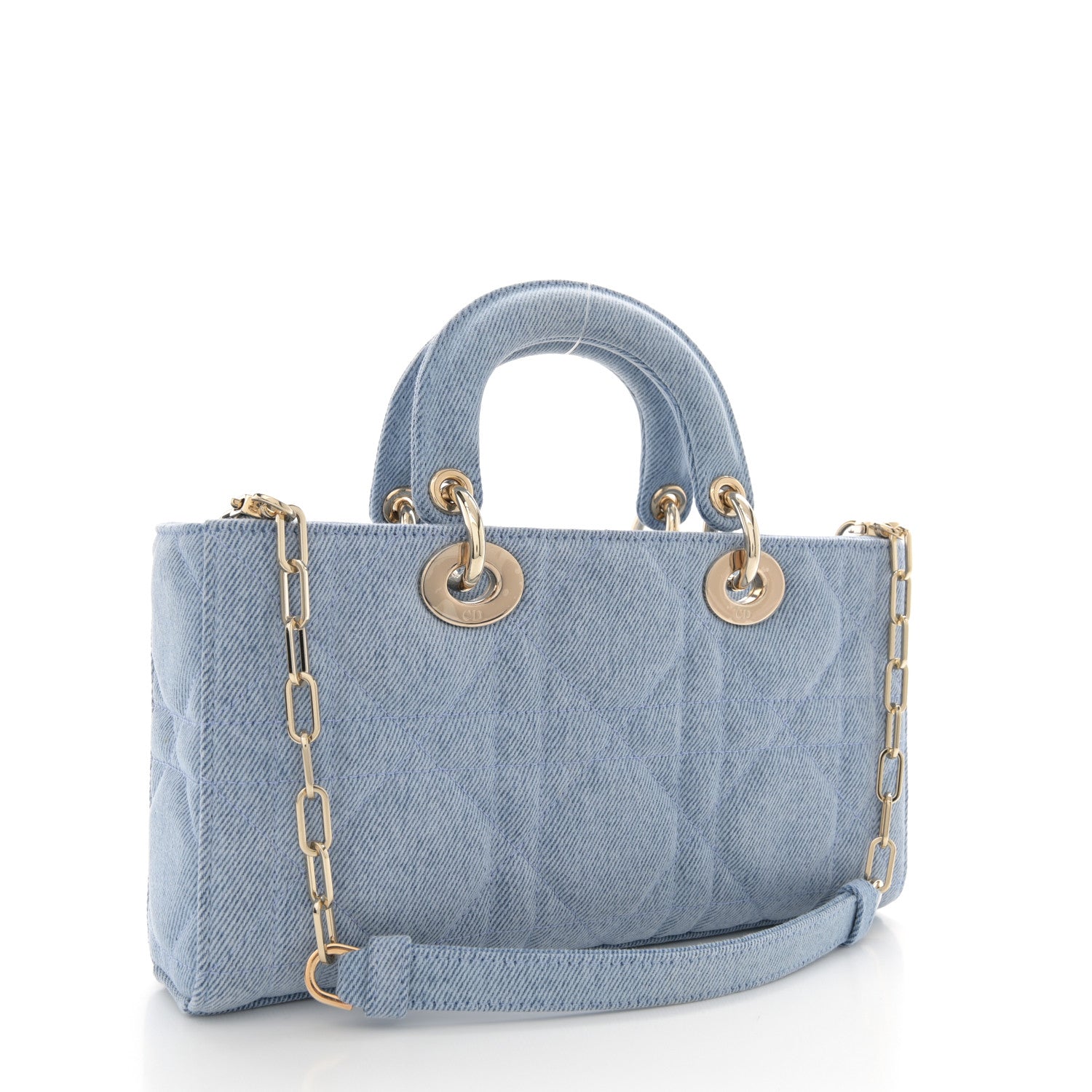 Christian Dior Denim Macrocannage Lady D-Joy Blue 3 of 11