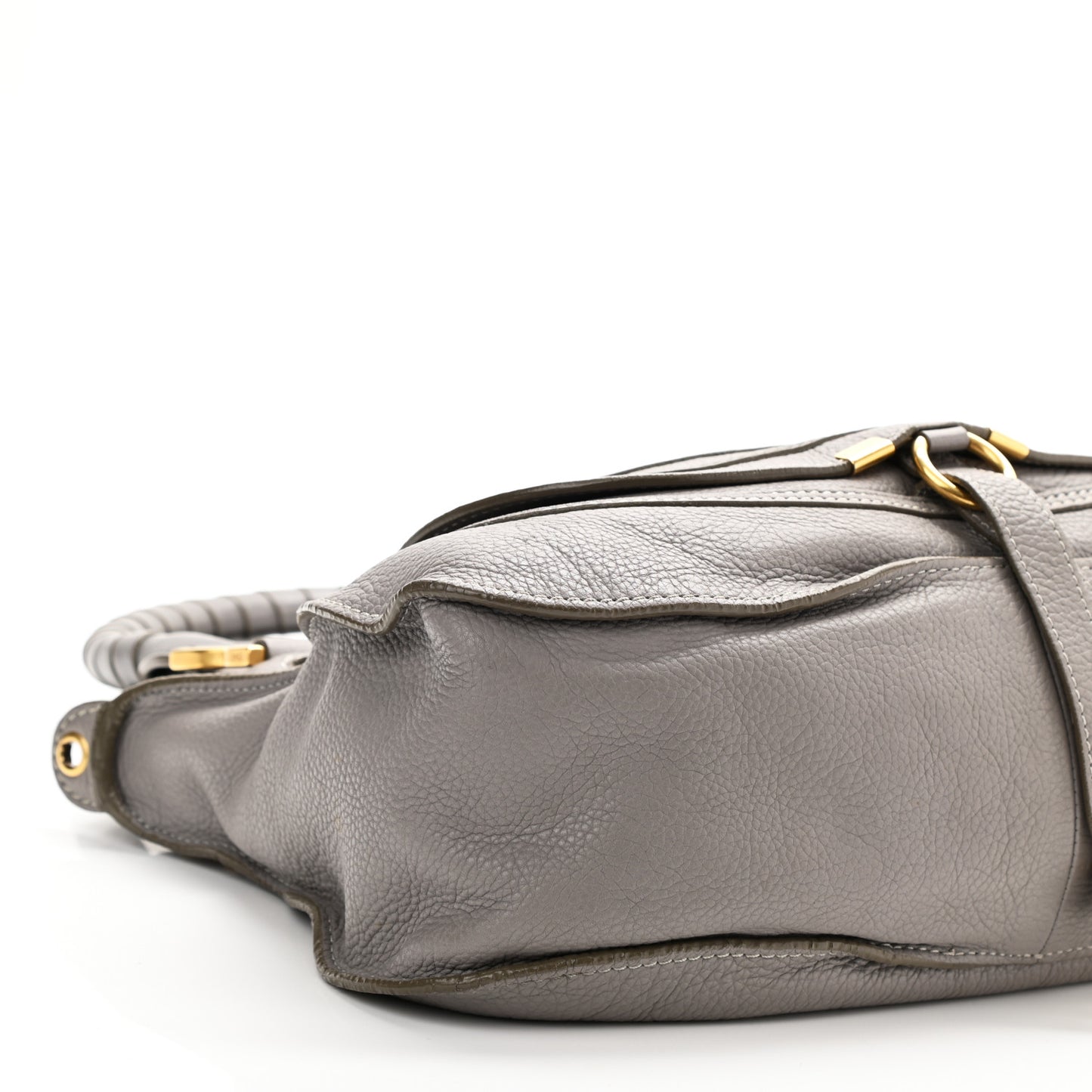 Calfskin Medium Marcie Satchel Cashmere Grey