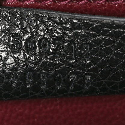 Gucci Grainy Calfskin Small Zumi Top Handle Bag Black 7 of 10