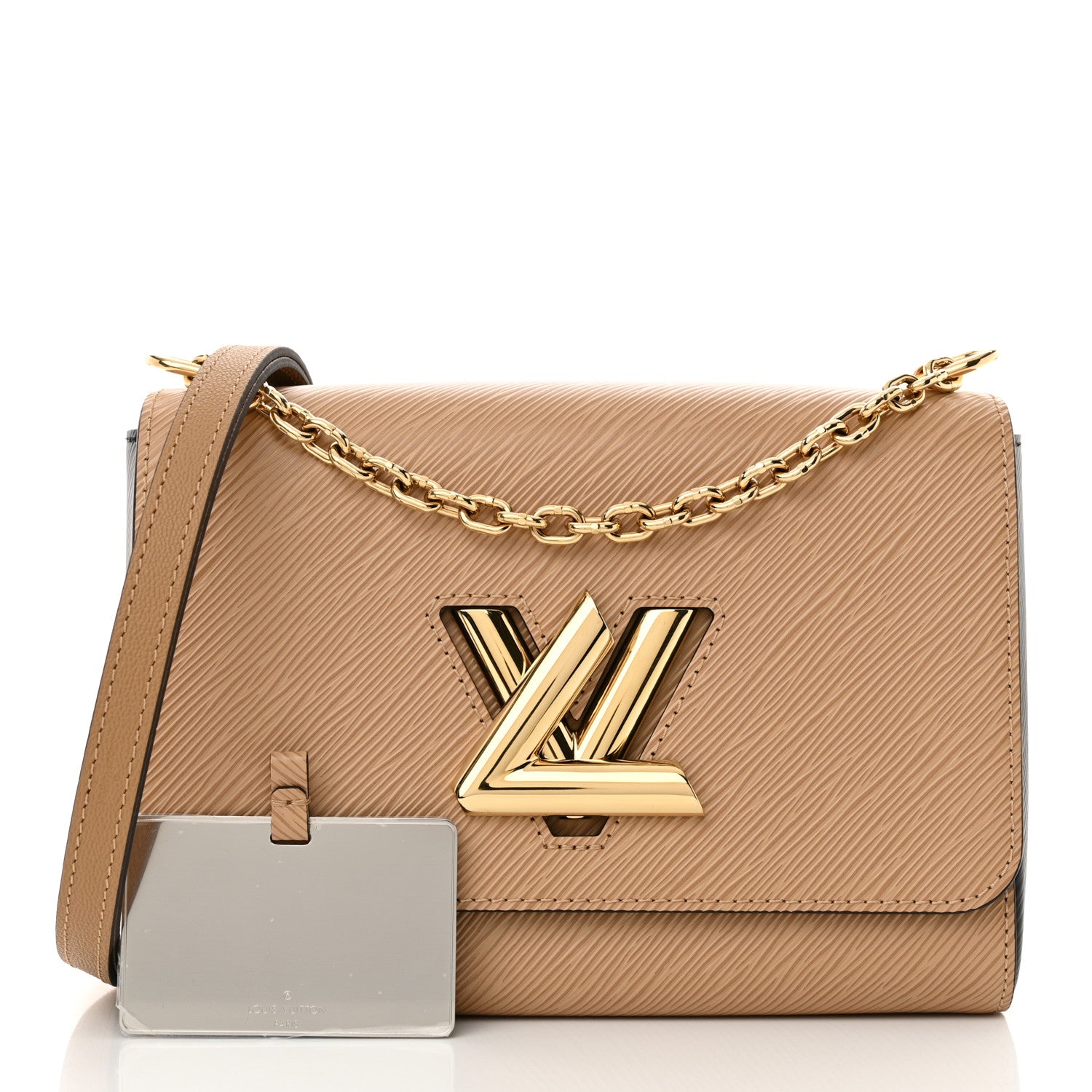 Louis Vuitton Epi Twist Shoulder Bag MM Camel 3 of 9