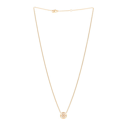 Louis Vuitton 18K Pink Gold Diamond Blossom BB Pendant Necklace 3 of 4