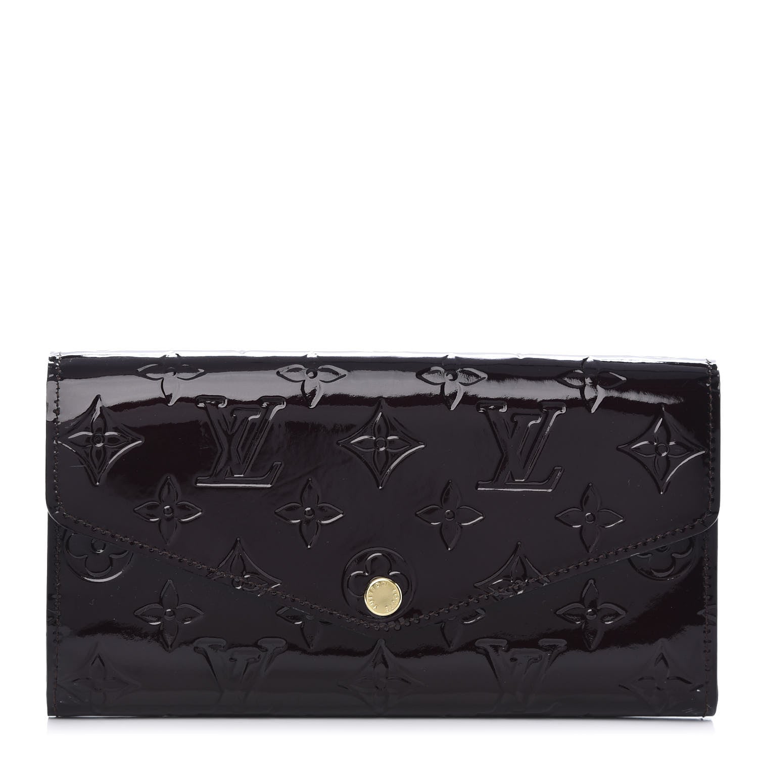 Louis Vuitton Vernis Sarah Wallet NM Amarante 1 of 8