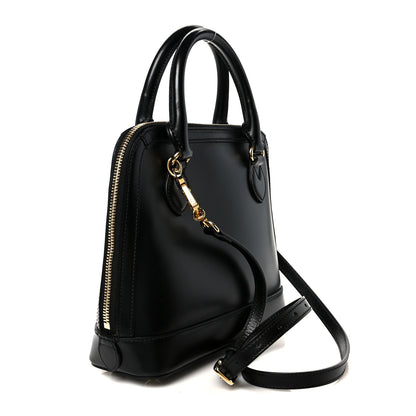 Gucci Boarded Plutone Calfskin Small Horsebit 1955 Top Handle Bag Black 3 of 12