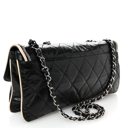 Chanel Lambskin East West Mademoiselle Flap Black 3 of 11