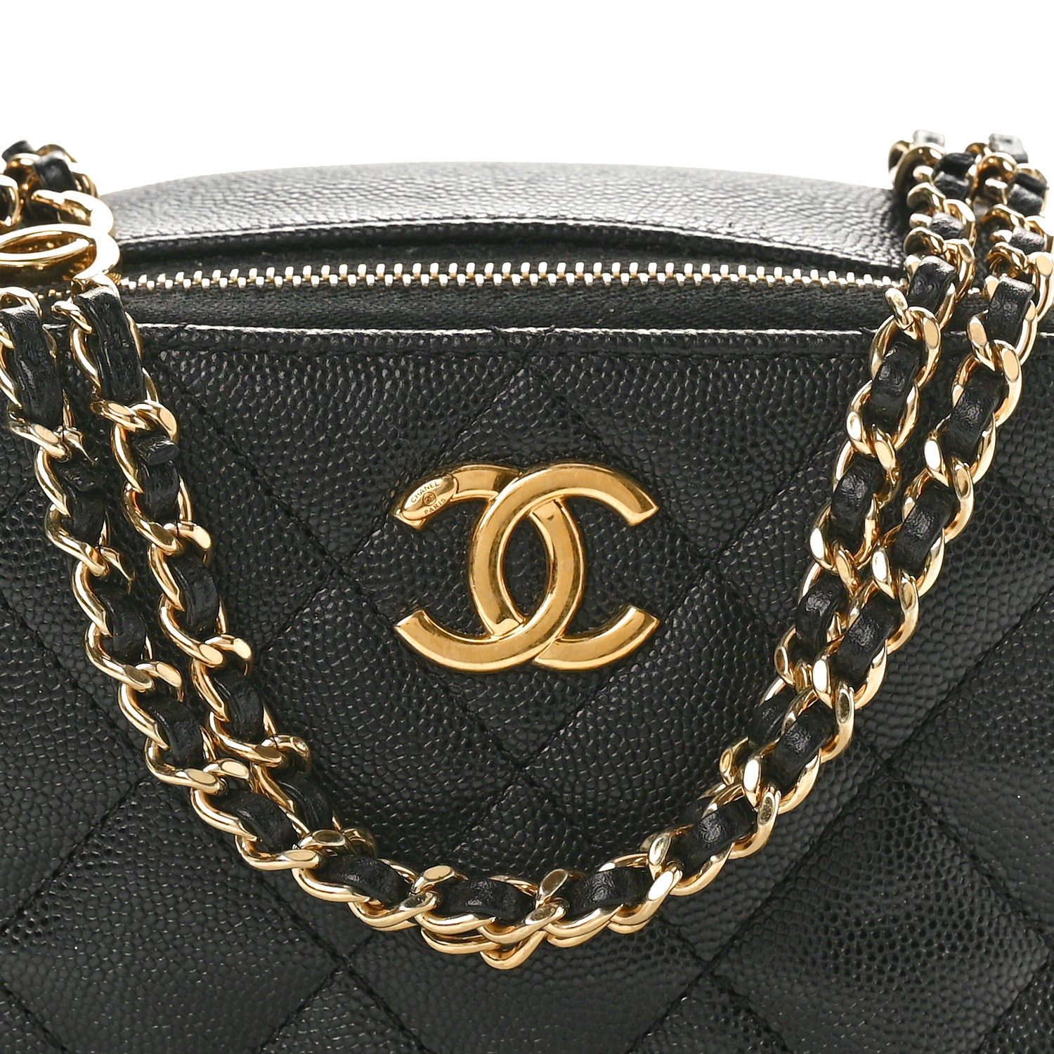 Chanel Caviar Quilted Mini CC You Camera Case Black 8 of 10