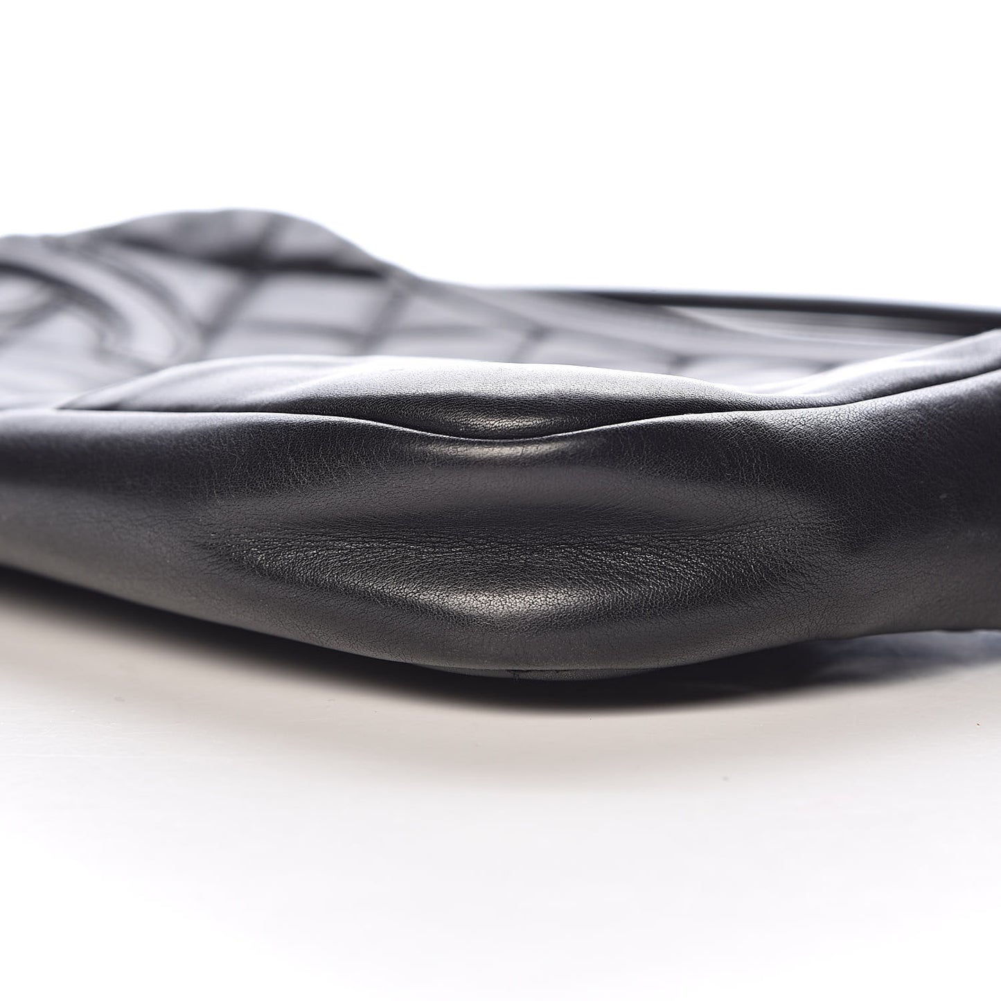 Calfskin Quilted Cambon Pochette Black