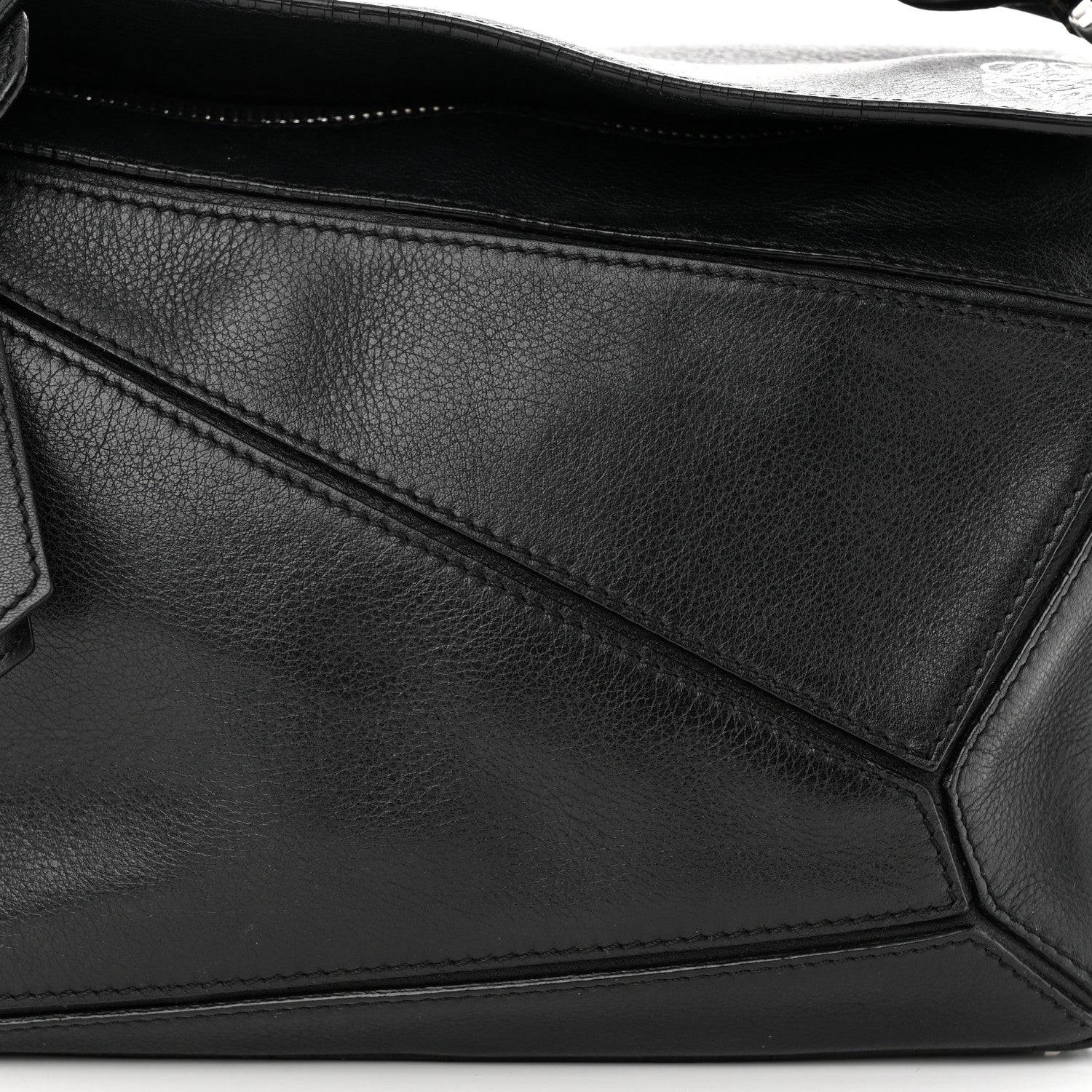 Loewe Calfskin Small Puzzle Bag Black 8 of 12
