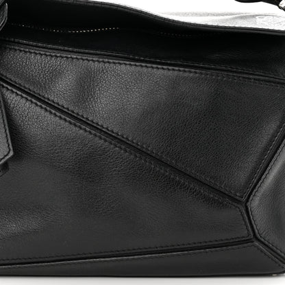 Loewe Calfskin Small Puzzle Bag Black 8 of 12