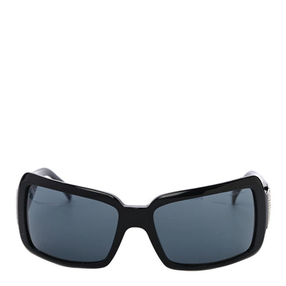 Bulgari Crystal Square 847-B Sunglasses Black 4 of 7