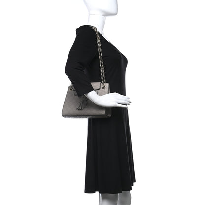 Gucci Guccissima Small Emily Chain Shoulder Bag Storm Grey 2 of 9