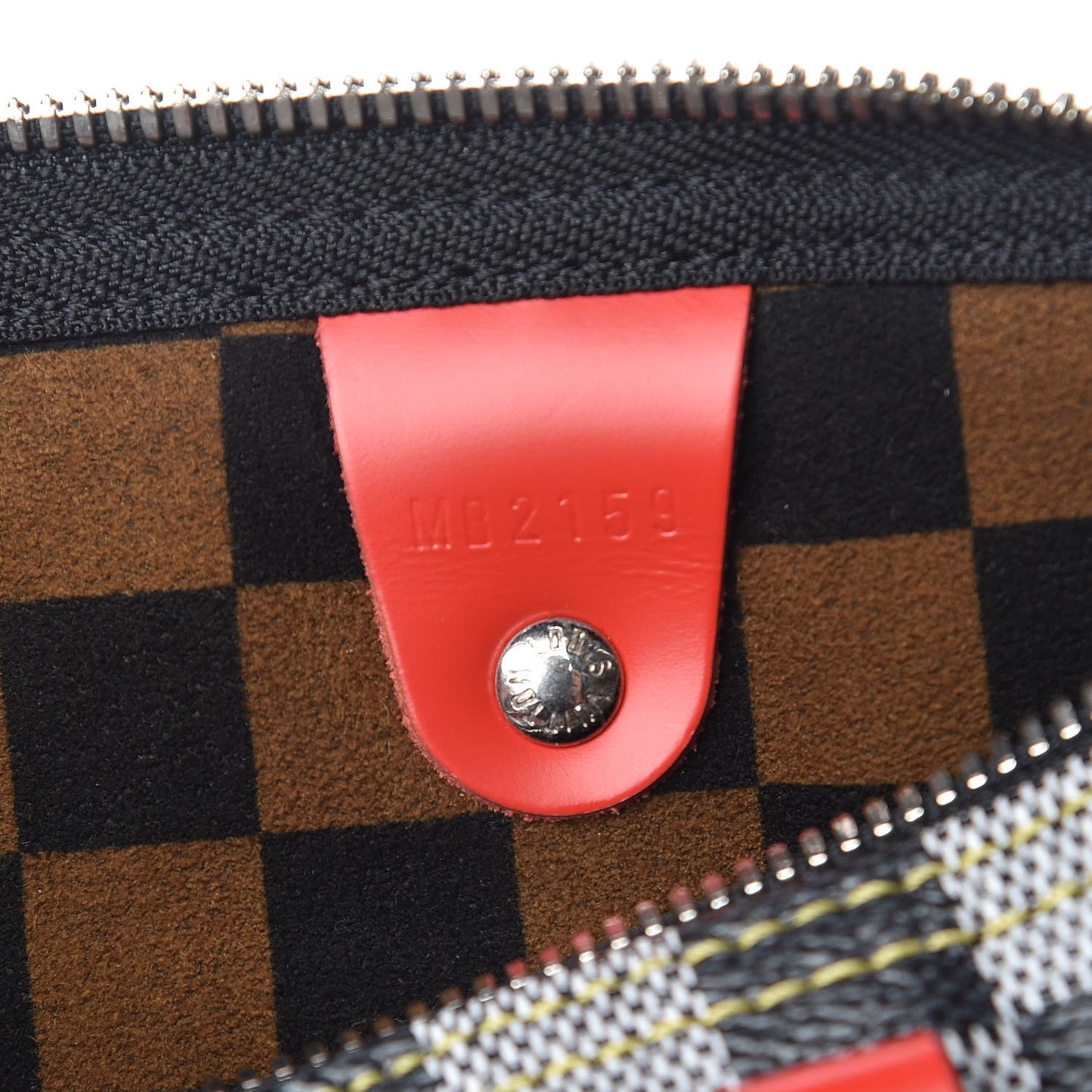 Damier Speedy Bandouliere 30 Black White