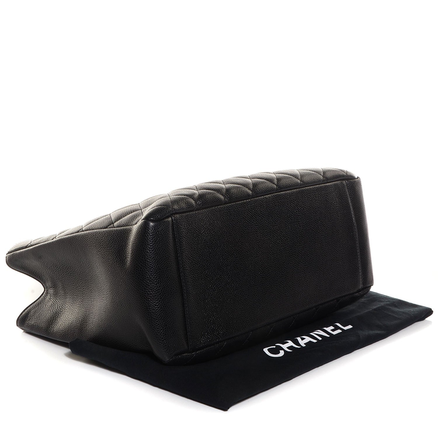 Chanel Caviar Quilted Grand Shopping Tote GST Black 4 of 7