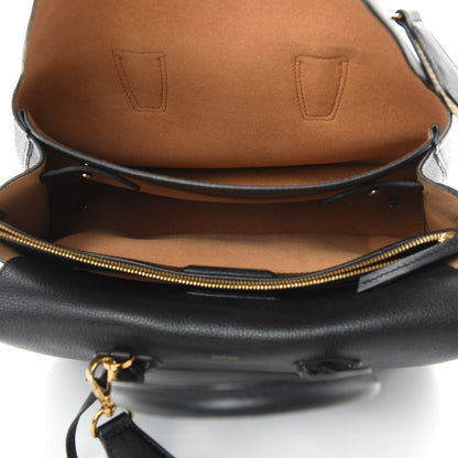 MCM Grained Calfskin Medium Milla Tote Black 5 of 15