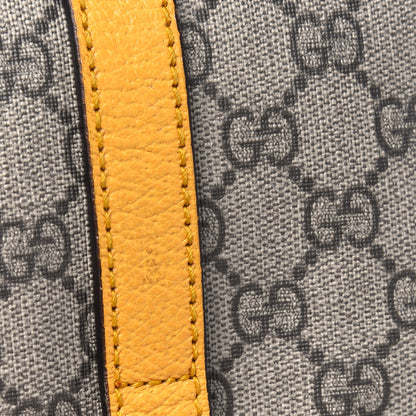 Gucci Soft GG Supreme Monogram Neo Vintage Double Buckle Backpack Beige New Acero Crop 19 of 30