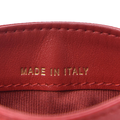 Chanel Goatskin Quilted Chanel 19 Card Holder Red 6 of 8
