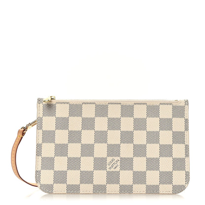 Louis Vuitton Damier Azur Neverfull PM Pochette 1 of 6