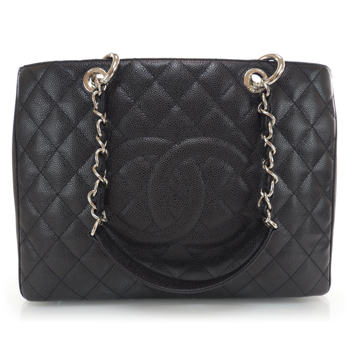 Chanel Caviar Grand Shopping Tote GST Black 1 of 8