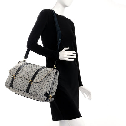 Louis Vuitton Mini Lin Sac a Langer Diaper Bag Blue 2 of 12