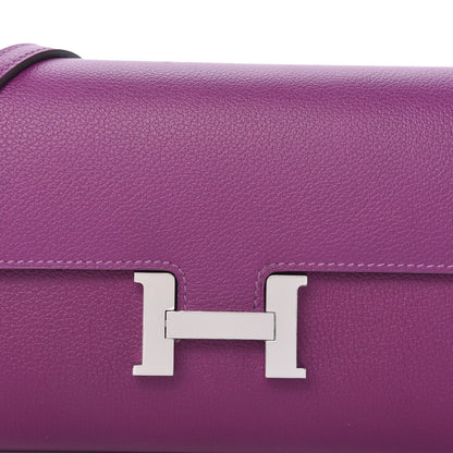 Hermes Evercolor Constance Wallet To Go Anemone 9 of 10