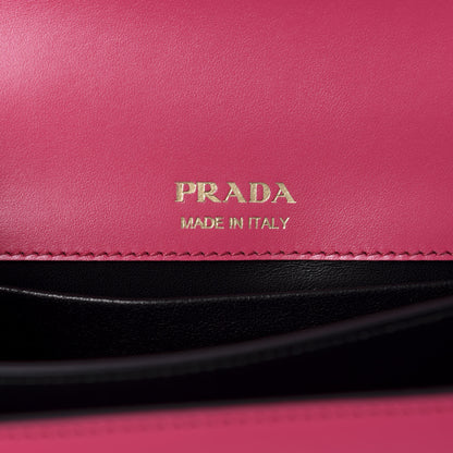 Prada City Calfskin Sidonie Small Chain Crossbody Bag Magenta 8 of 9