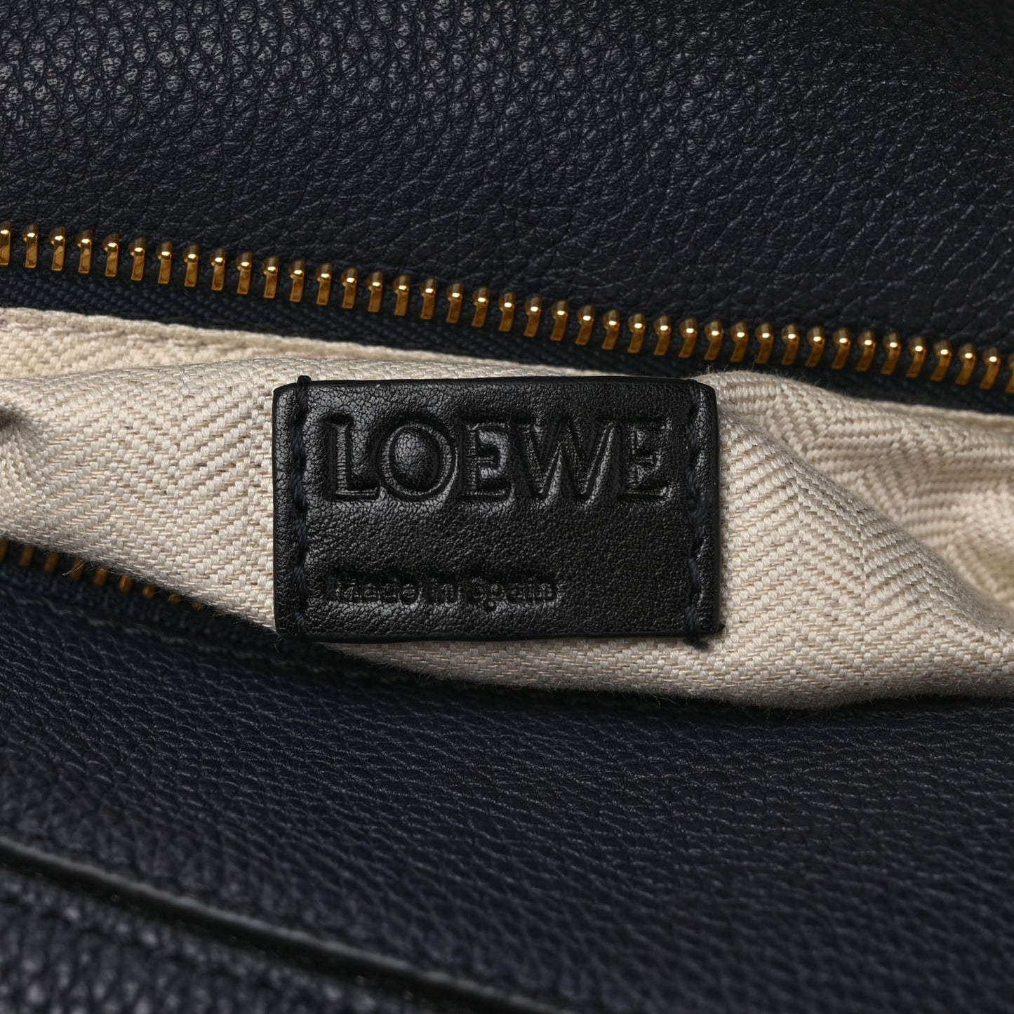 Calfskin Medium Puzzle Bag Midnight Blue Black