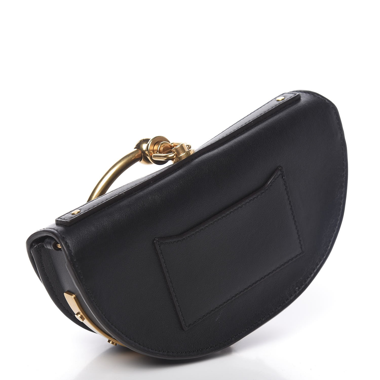 Chloe Calfskin Small Nile Bracelet Minaudiere Bag Black 3 of 9