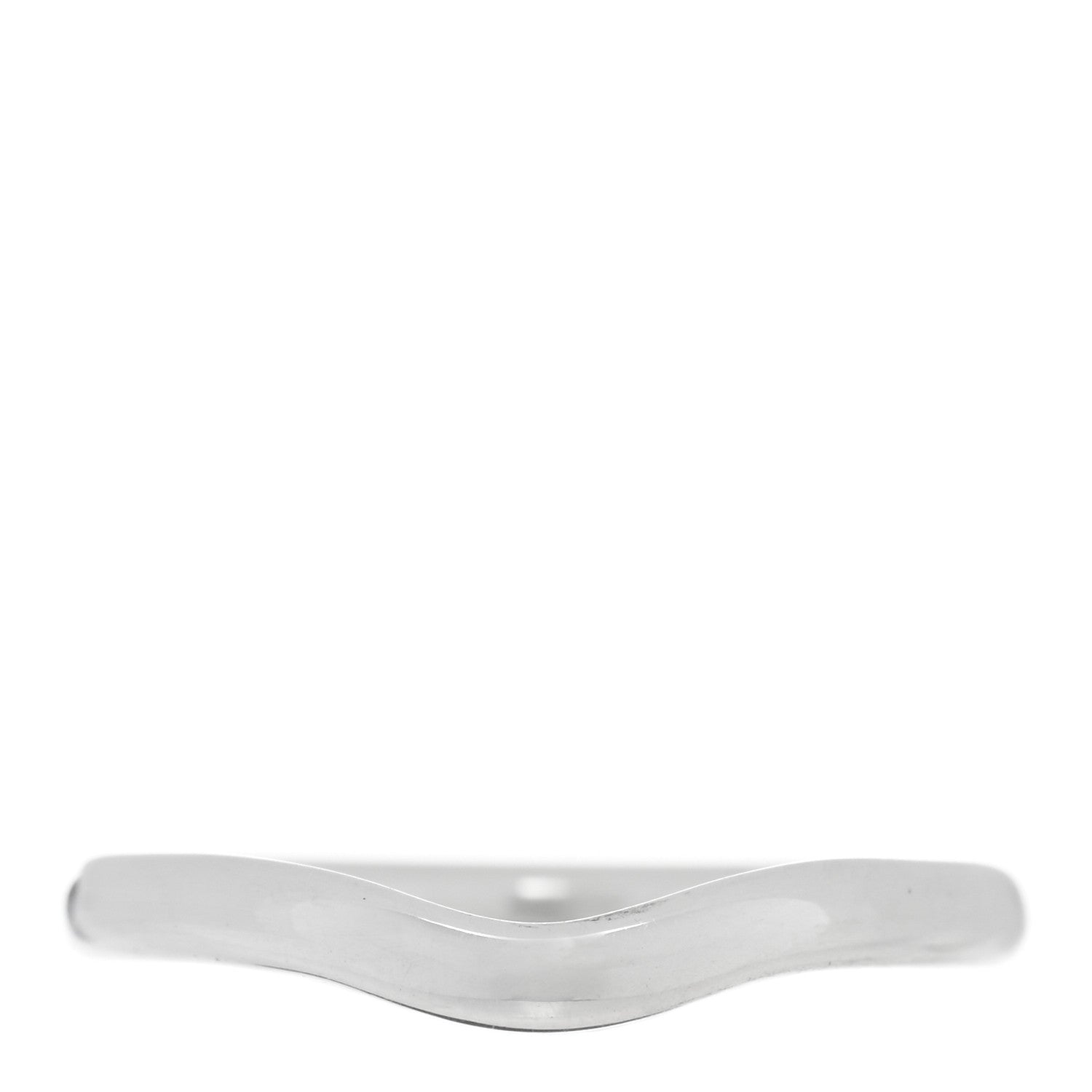Tiffany Sterling Silver Elsa Peretti Curved Band Ring 54 7 1 of 4