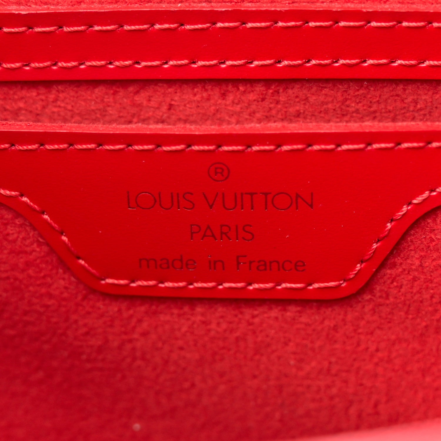 Louis Vuitton Epi Soufflot Castillan Red 7 of 14
