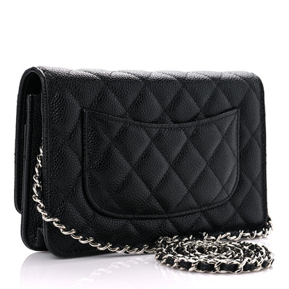 Chanel Caviar Quilted Wallet On Chain WOC Black 3 of 11