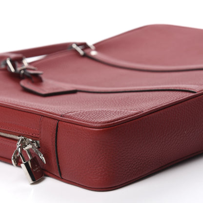 Louis Vuitton Taurillon Porte-Documents Voyage Rouge 6 of 11