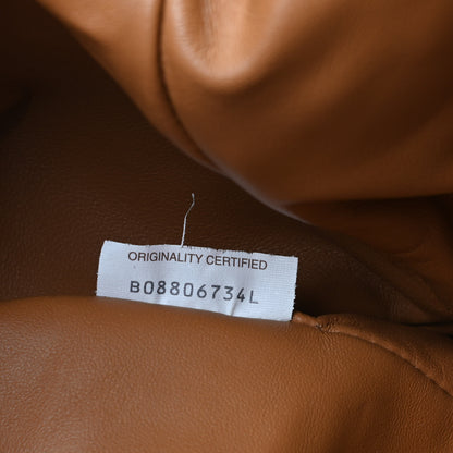 Bottega Veneta Nappa Maxi Intrecciato The Pouch Oversized Clutch Caramel 9 of 11