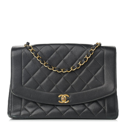 Chanel Caviar Quilted Medium Single Flap Black 1 of 17