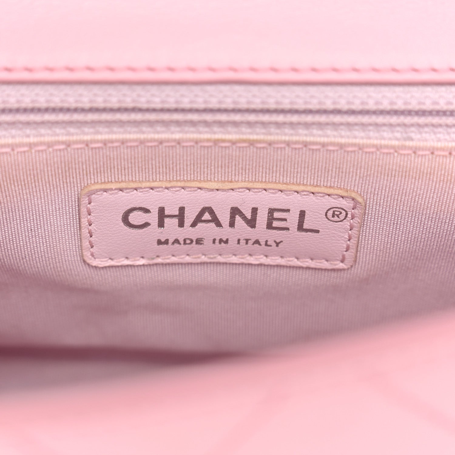 Chanel Calfskin Stitched Small Ring My Bag Flap Crossbody Pink 6 of 12