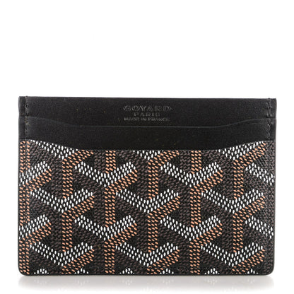 Goyard Goyardine Saint Sulpice Card Holder Black 1 of 6