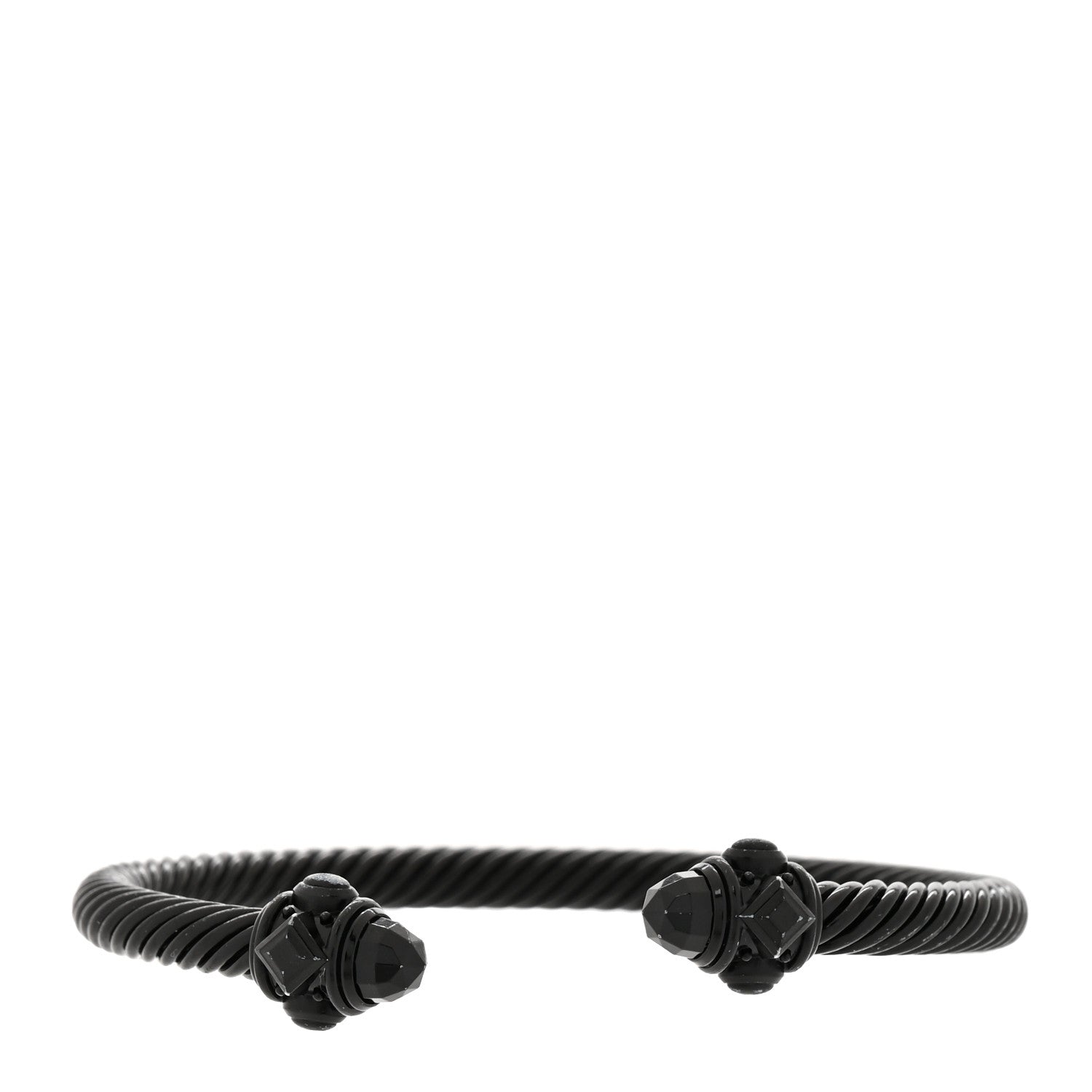 David Yurman Aluminum 5mm Renaissance Bracelet Black 1 of 5