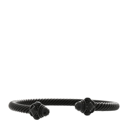 David Yurman Aluminum 5mm Renaissance Bracelet Black 1 of 5