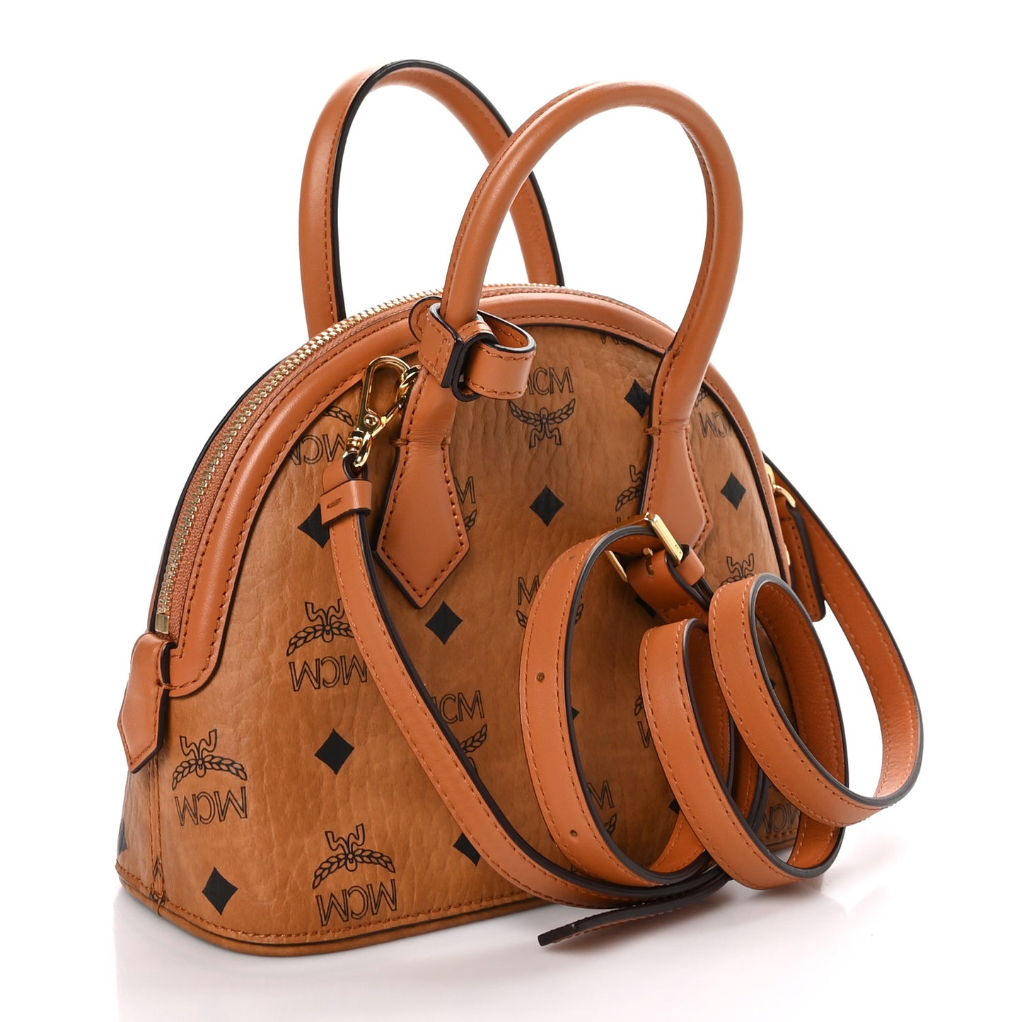 Visetos Tracy Small Tote Cognac