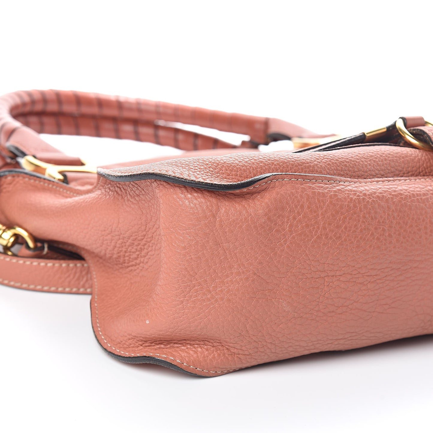 Calfskin Medium Marcie Satchel Coral