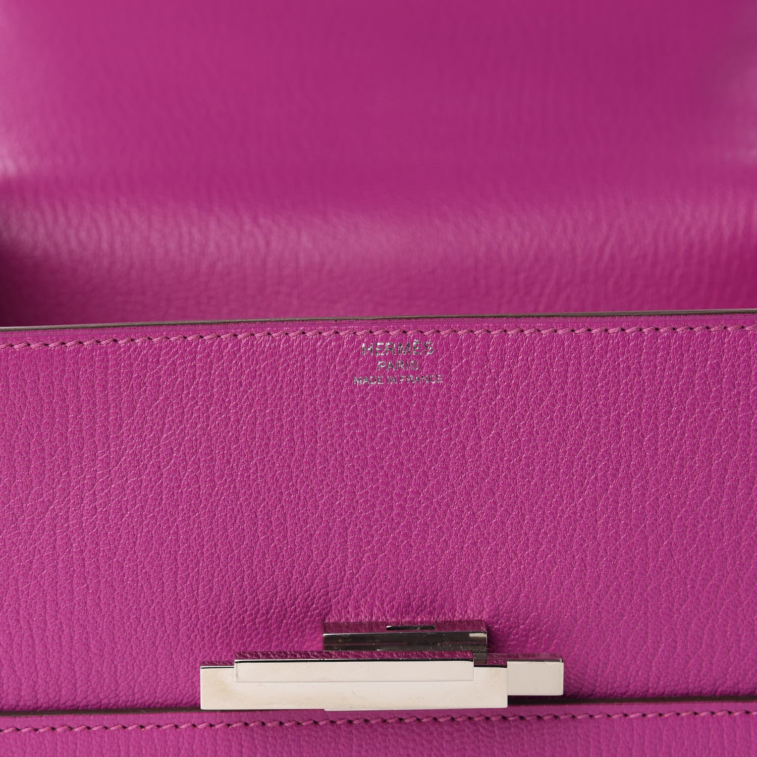 Hermes Chevre Mysore Cinhetic Boxy Top Handle Bag Magnolia 6 of 11