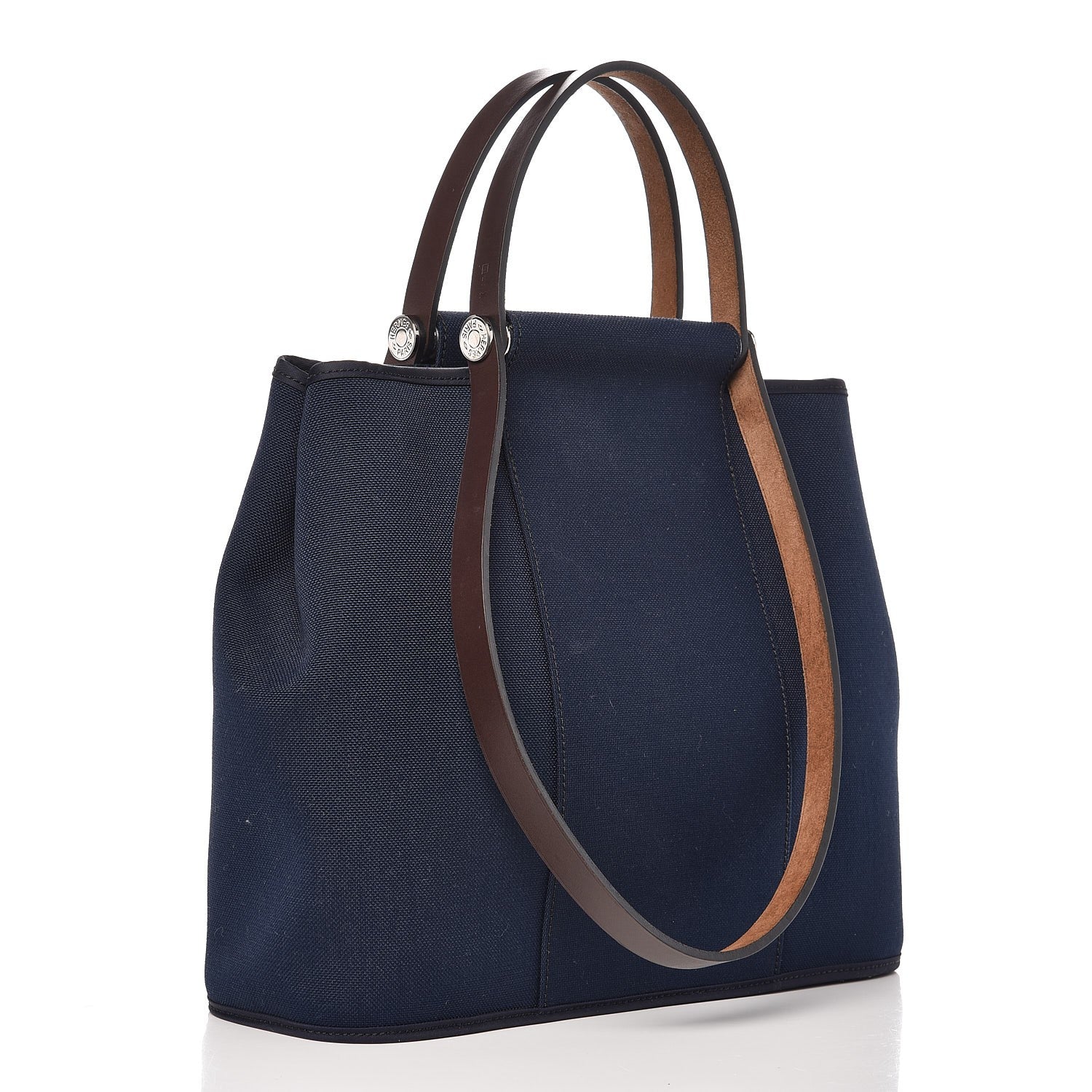 Hermes Toile Cabag 32 PM Bleu Marine 3 of 8