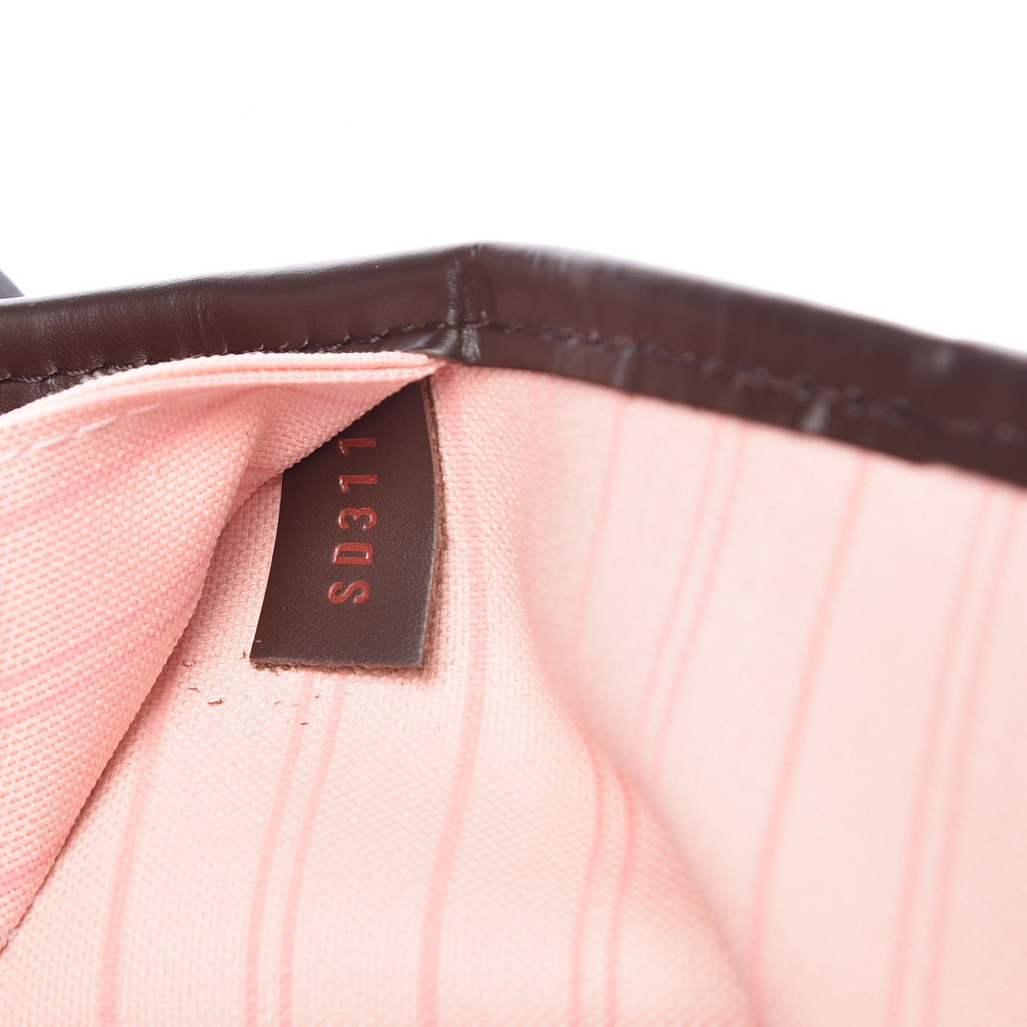 Damier Ebene Neo Neverfull MM Rose Ballerine