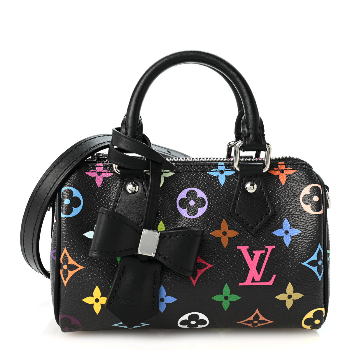 LV x TM Monogram Multicolor Nano Speedy Black