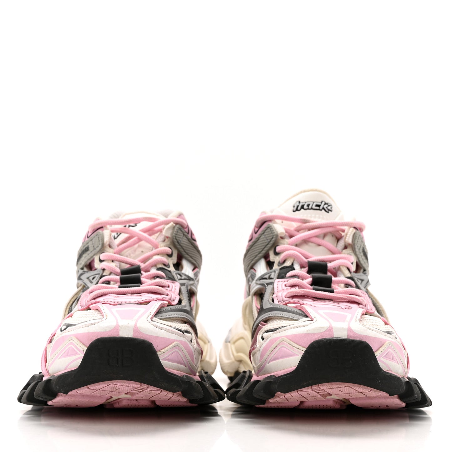 Mesh Nubuck Effect Fabric LED Womens Track Sneakers 38 Grey Pink Black
