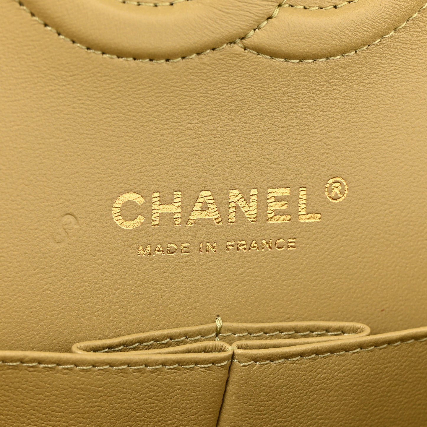 Caviar Quilted Medium Double Flap Light Green