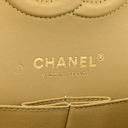 Chanel Caviar Quilted Medium Double Flap Light Green 6 of 12