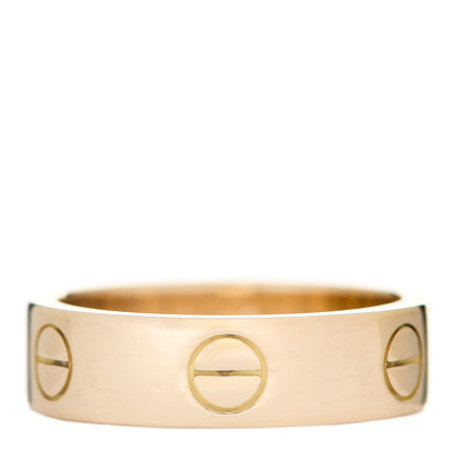 Cartier 18K Yellow Gold 5.5mm LOVE Ring 54 6.75 1 of 6