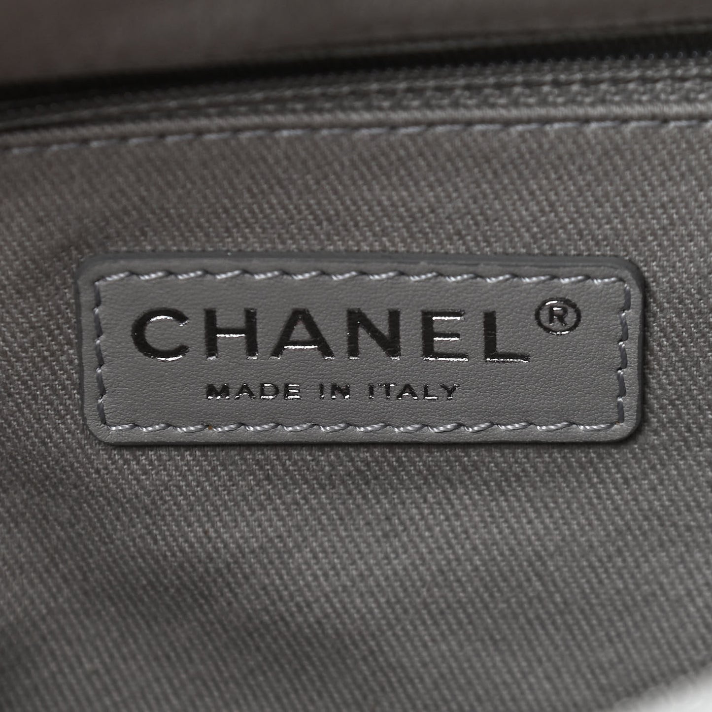 Aged Calfskin Quilted Be CC Tote Black