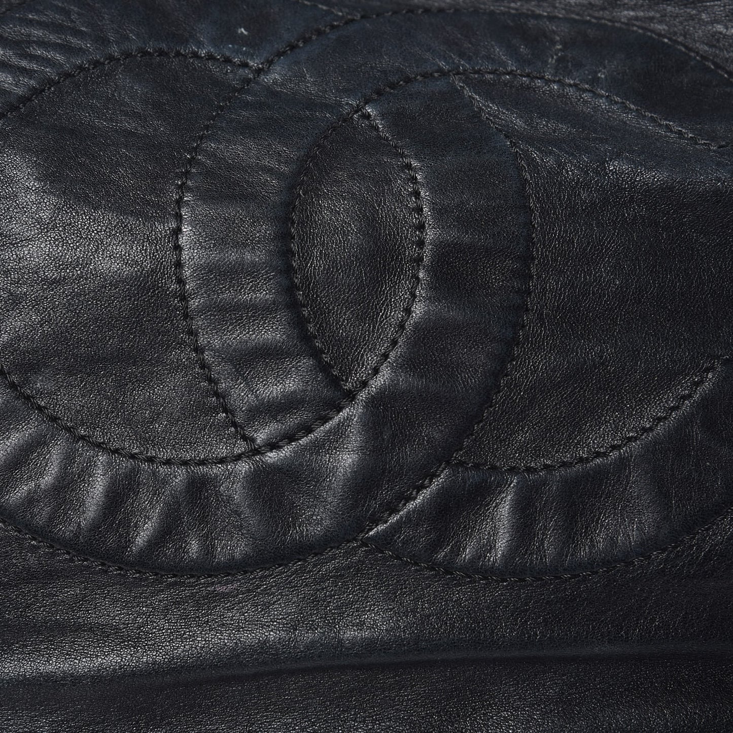 Lambskin Chain Shoulder Bag Black