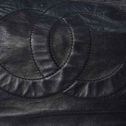 Chanel Lambskin Chain Shoulder Bag Black 14 of 26